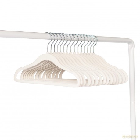 3 Sprouts - Velor Hanger 15 pcs Cream