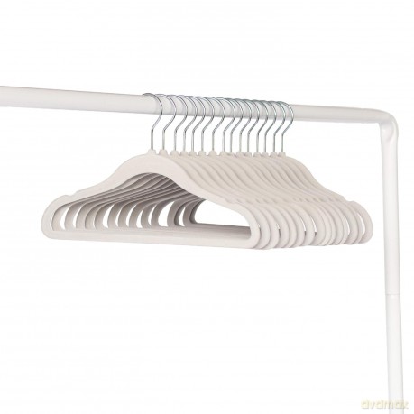 3 Sprouts - Velor Hanger 15 pcs Grey