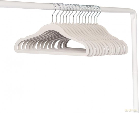 3 Sprouts - Velor Hanger 15 pcs Grey