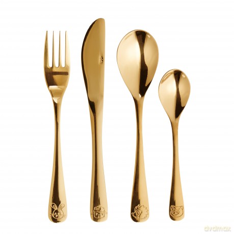 Aida - Atelier children cutlery giftbox - Gold (62601)