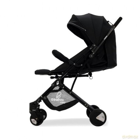 Asalvo - Pushchair Flight Travel+, Sort