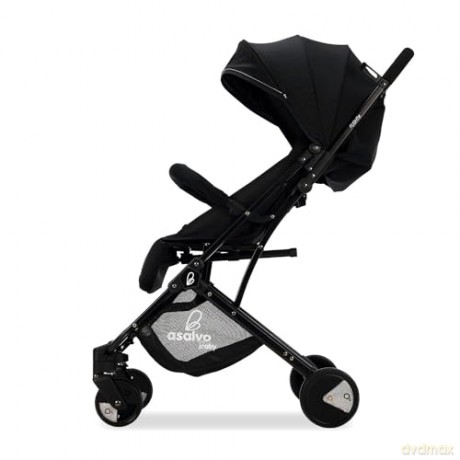 Asalvo - Pushchair Flight Travel+, Sort