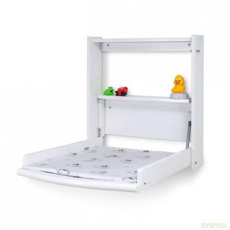 Babytrold - Changing table for wall incl. mattress White