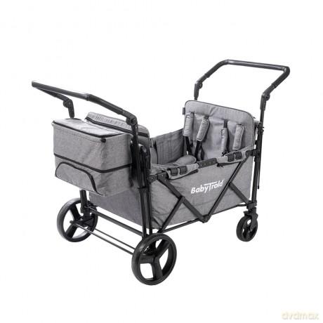 BabyTrold - Fun Pram (incl. seats) Grey