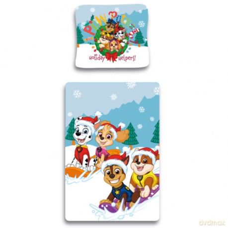 Bed Linen - Adult Size 140 x 200 cm - Paw Patrol Winter (1029214)