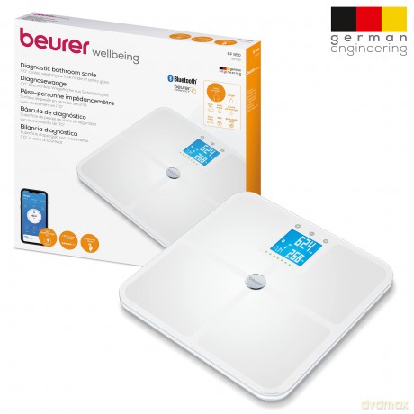 Beurer - BF950H White Body Analysis Weight - Bluetooth - 5 Years Warranty - s
