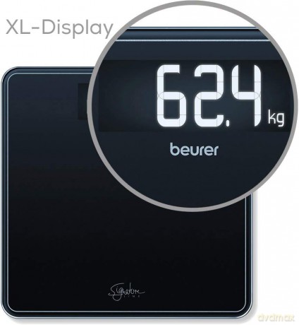 Waga Beurer - GS 400 Bathroom Scale Glass ( Black ) - 5 Year warranty