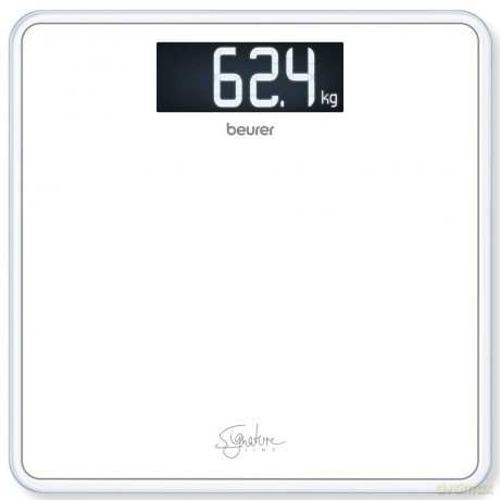 Beurer - GS 400 Bathroom Scale Glass ( White ) - 5 Year warranty