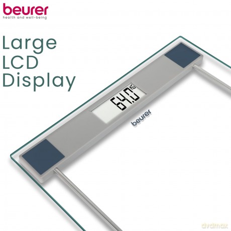 Beurer - GS11 Glass Bathroom Scale - 5 Years Warranty