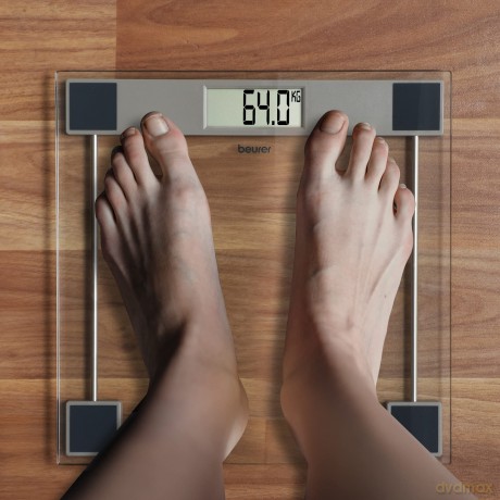 Beurer - GS11 Glass Bathroom Scale - 5 Years Warranty