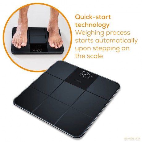 Beurer - GS235 Digital Bathroom Scale - With Non-slip Surface