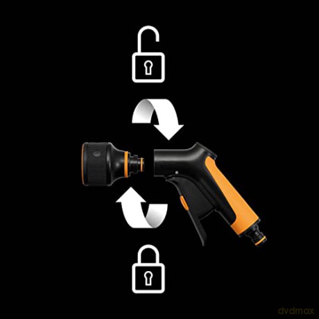 CF Spray gun 3-functional, Front control