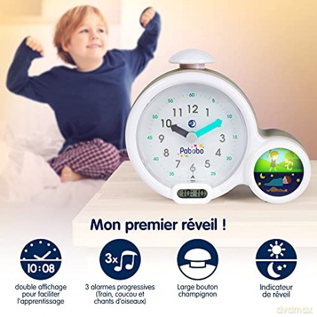 Claessens Kids - Kid'Sleep - Clock - Blue (CLK0010)