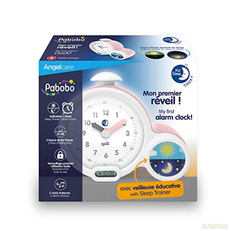 Claessens Kids - Kid'Sleep - Clock - Pink (CLK0011)