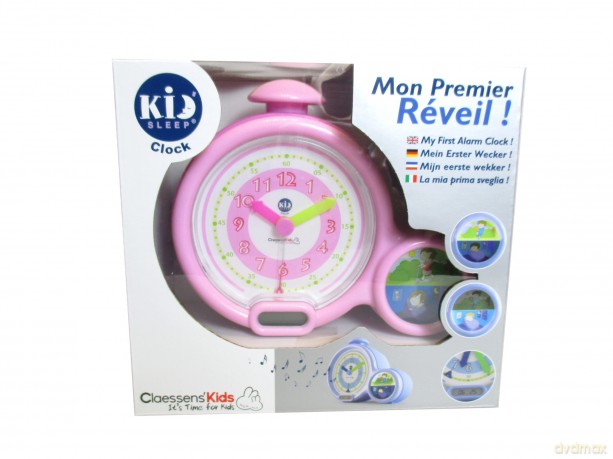 Claessens Kids - Kid'Sleep - Clock - Pink (CLK0011)