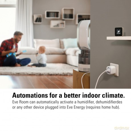 Eve - Room - Indoor air quality sensor with Apple HomeKit technology