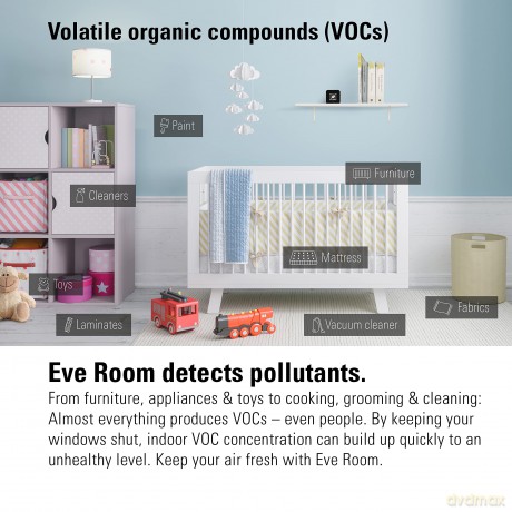 Eve - Room - Indoor air quality sensor with Apple HomeKit technology