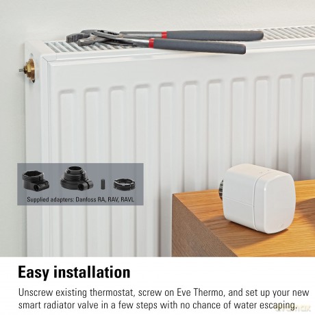 EVE - Thermo - Smart Thermostatic Radiator Valve (2020) HomeKit 1-pk
