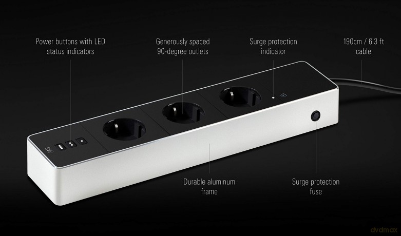 Eve Energy Strip - Smart Triple Outlet & Power Meter with Apple HomeKit technology
