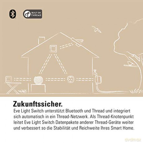 Eve Light Switch - Connected Wall Switch with Apple HomeKit technology