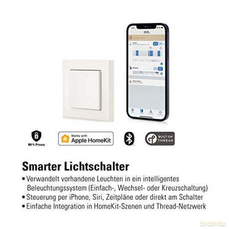 Eve Light Switch - Connected Wall Switch with Apple HomeKit technology