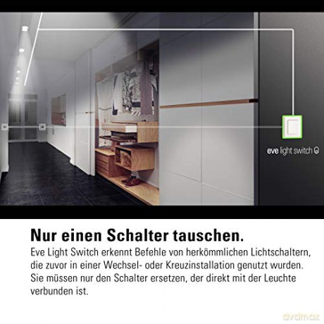 Eve Light Switch - Connected Wall Switch with Apple HomeKit technology