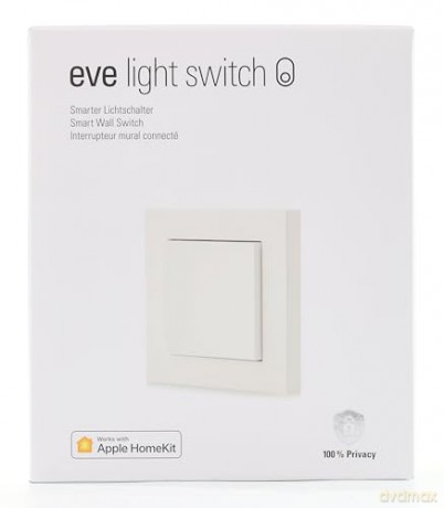 Eve Light Switch - Connected Wall Switch with Apple HomeKit technology