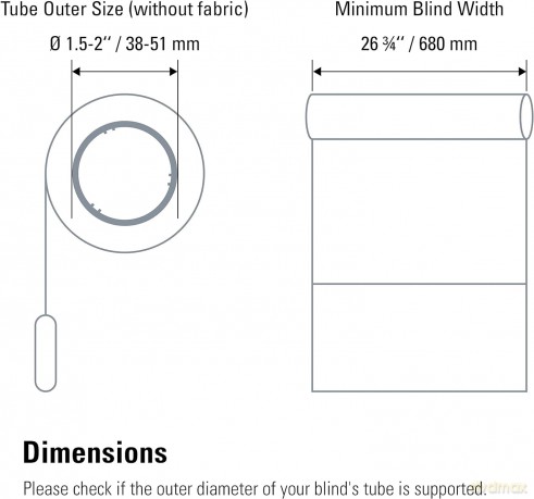 Eve MotionBlinds - Eve MotionBlinds Upgrade Kit for Roller Blinds (HomeKit)