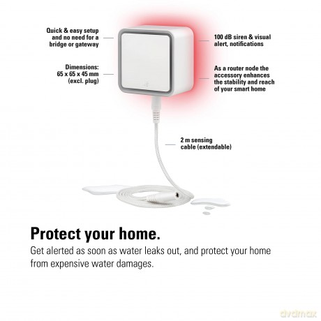 Eve Water Guard - Connected Water Leak Detector with Apple HomeKit technology