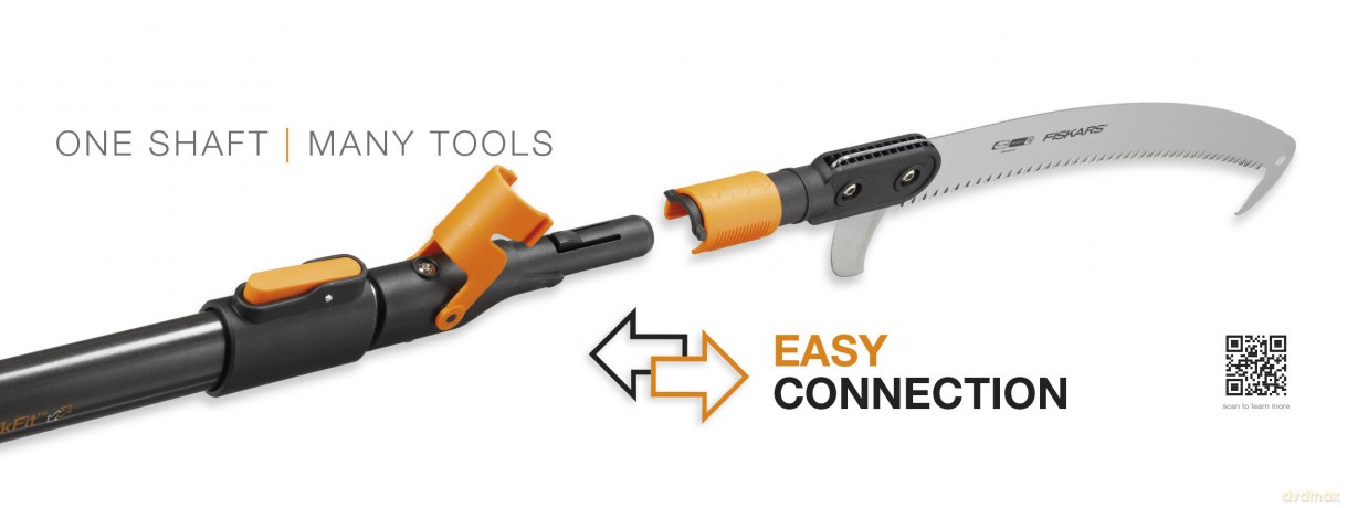 Fiskars - QuikFit Telescopic Shaft 140-240 cm