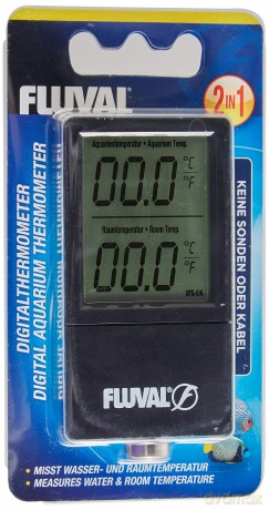 Fluval - 2-in-1 Digital Aquarium Thermometer - (H11193)