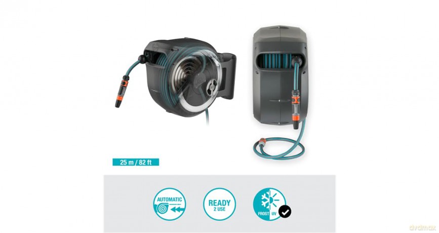 Gardena Wall-Mounted Hose Box RollUp M/L 25m