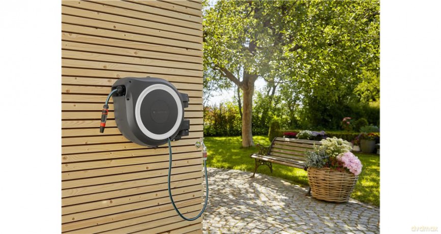 Gardena Wall-Mounted Hose Box RollUp M/L 25m