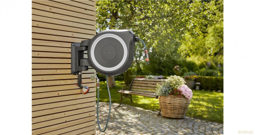 Gardena Wall-Mounted Hose Box RollUp M/L 25m