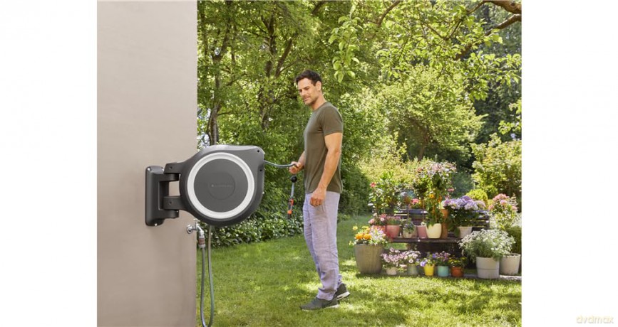 Gardena Wall-Mounted Hose Box RollUp M/L 25m