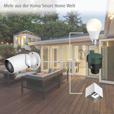 Hama - Outdoor Surveillance Camera - White