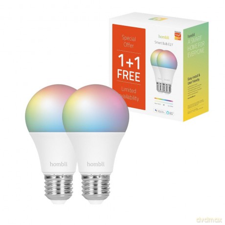Hombli - E27 Smart Bulb - Color And Tunable White - Promo Pack