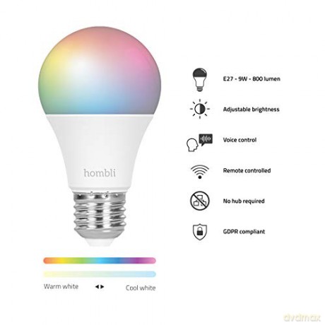 Hombli - E27 Smart Bulb - Color And Tunable White - Promo Pack