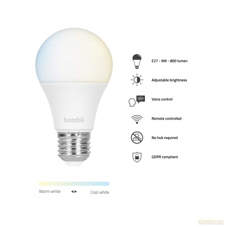 Hombli - E27 Smart Bulb CCT - Promo Pack