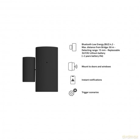 Hombli - Smart Bluetooth PIR Motion Sensor - Black