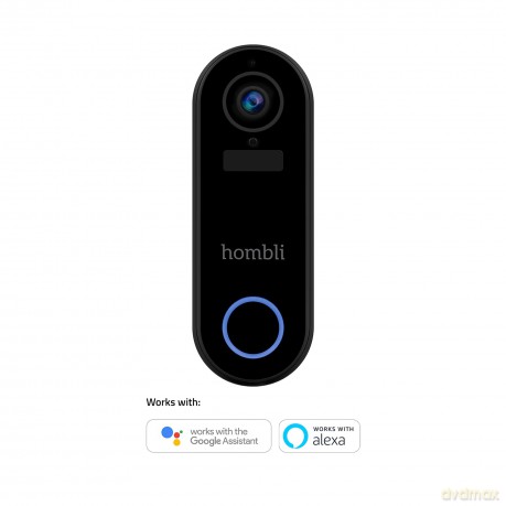 Hombli - Smart Doorbell 2 Promo Pack (Doorbell 2 + Chime 2) Black