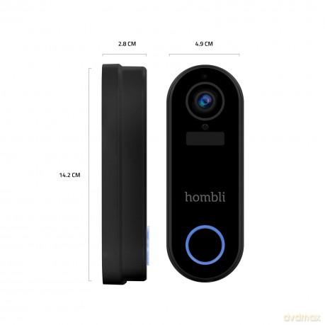 Hombli - Smart Doorbell 2 Promo Pack (Doorbell 2 + Chime 2) Black
