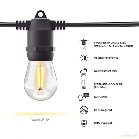 Hombli - Smart Outdoor Light String (5m)