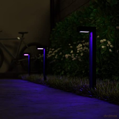 Hombli - Smart Outdoor Pathway Light, Black (3-pack)