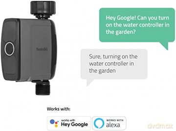 Hombli - Smart Outdoor Water Controller, Black