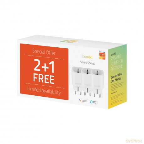 Hombli - Smart Plug (EU) Promo Pack 2+1