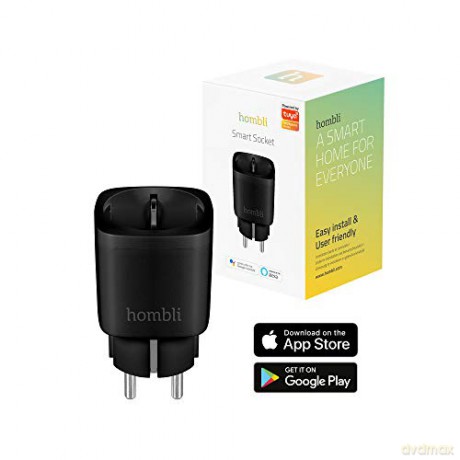 Hombli - Smart Socket (EU), Black