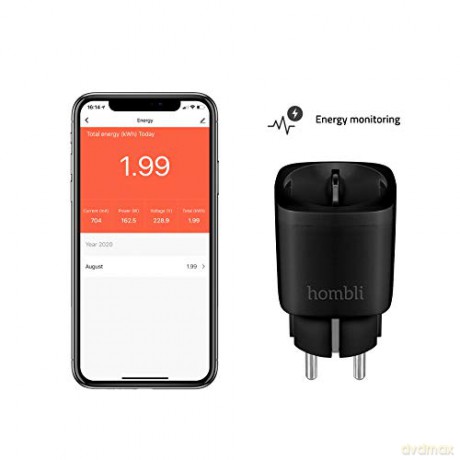 Hombli - Smart Socket (EU), Black