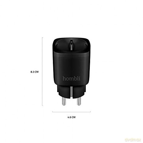 Hombli - Smart Socket (EU), Black