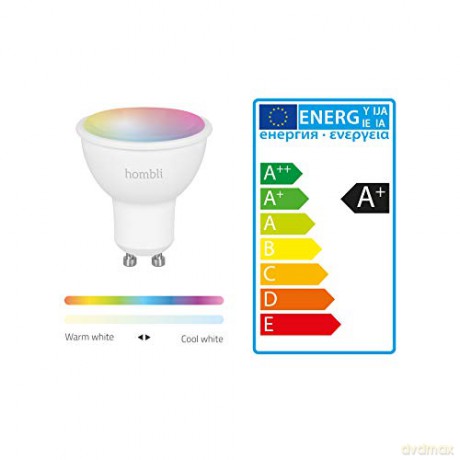 Hombli - Smart Spot GU10 RGB + CCT Dimmable white and colored